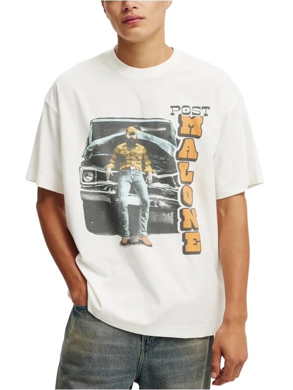 Post Malone Graphic Tee - White Short Sleeve Shirt